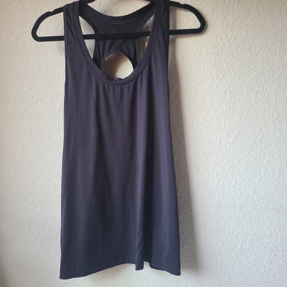 Athleta Sleeveless Black Tank Top Women's Size L